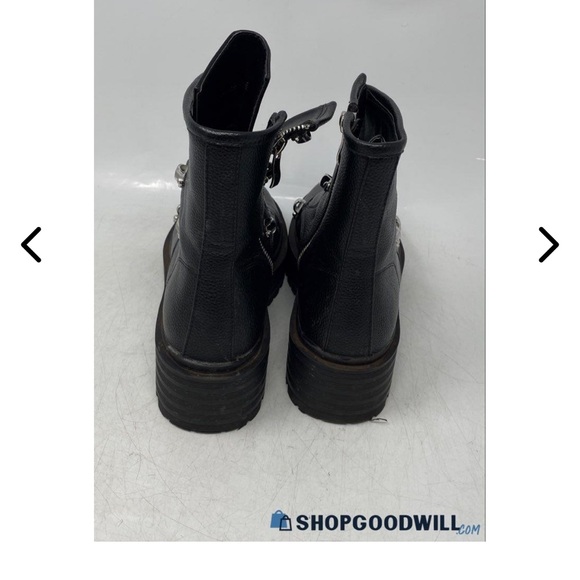 Azalea wang Pollux black ankle boots no laces - Picture 5 of 8